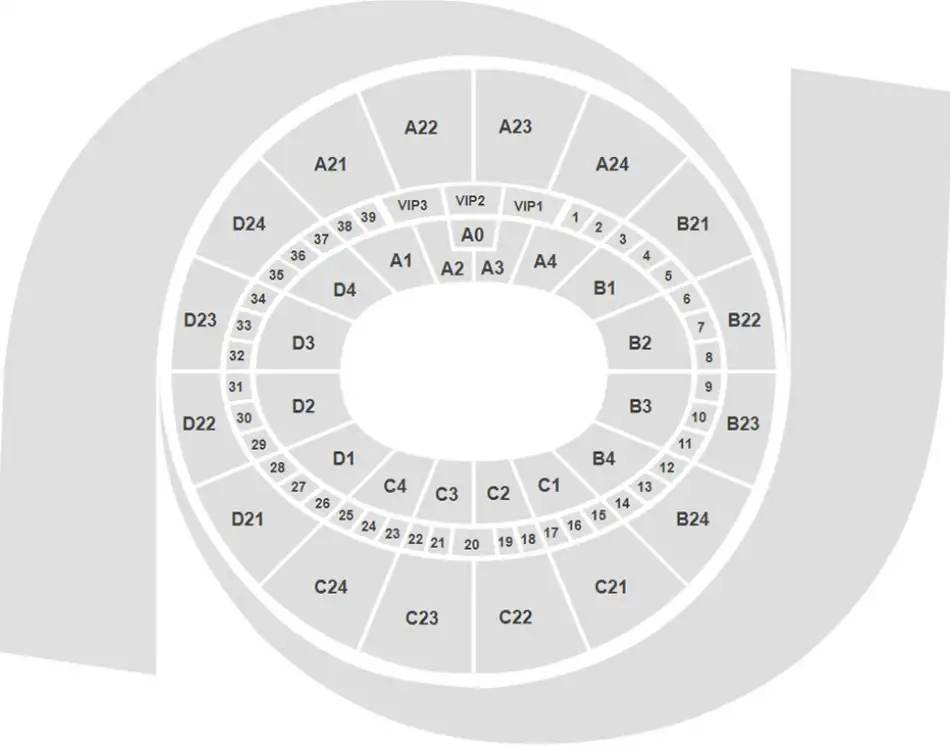 Схемы сцен: ДС Мегаспорт и другие залы